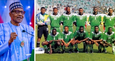 Buhari Approves Allocation of Houses to 1994 AFCON Super Eagles Squad After Years of Delay