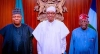 Buhari Receives Tinubu And Shettima At State House